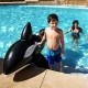 Bestway Jumbo Inflatable Whale Ride-On 41009, 203 x 102 cm