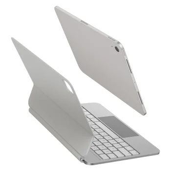 Dėklas su klaviatūra Uniq Venno Pro, skirtas iPad Air 10.9" ir Pro/Air 11", baltas