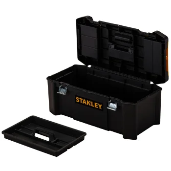 Stanley Essential 26 Plastic Tool Box with Organizer, 66.5 cm