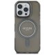 Guess iPhone 16 Pro Max Case IML Glitter Circle MagSafe, Black