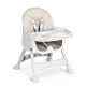 Ricokids Milo High Chair with Tray and Bib, Grey