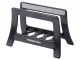 Kitchen Organizer for Cutting Boards and Lids, Black