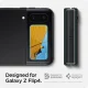 Spigen Glas.tR EZ Fit FC Tempered Glass for Samsung Galaxy Z Flip 4 - Black 2 pcs.