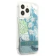 Guess Flower Liquid Glitter Case for iPhone 13 Pro / 13 Green