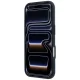 Mercedes Leather Semi Wrap Iconic Line MagSafe Case for iPhone 18 Pro Max / 17 Pro Max - Blue