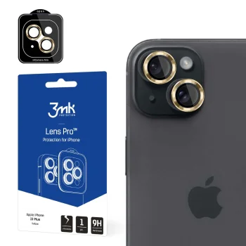 3Mk Protection iPhone 15 Plus Camera Lens Protector Lens Protection Pro, Yellow