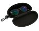 Hard Shell Protective Glasses Case with Zipper, Black