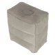Inflatable Footrest and Travel Ottoman Puff, 3 Heights, Grey