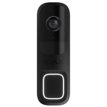 Ajax DoorBell Smart Video Doorbell, Black