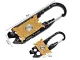 Multifunctional Carabiner Keychain Multitool 20in1
