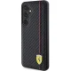 Ferrari Samsung Galaxy S24 Case Carbon Printed Line, Black