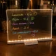Acrylic LED Writing Lamp with USB Power and Markers