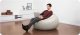 Bestway 75052 inflatable lounge chair pouf, 112x112x66 cm, red
