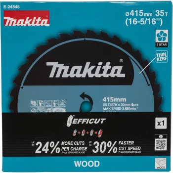 Circular Saw Blade for Wood Makita E-24848 EFFICUT 415x2.3x30mm 35T