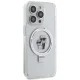 Karl Lagerfeld iPhone 13 Pro Max Case Ring Stand Karl & Choupette MagSafe, White