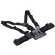 Chest Mount Harness for Action Cameras and Smartphones AP29, Black