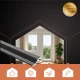 Self-Adhesive Weather Stripping for Doors and Windows Ruhhy 26267, black