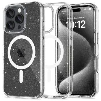 Tech-Protect iPhone 16 Pro Max Case FlexAir Hybrid MagSafe, Clear