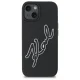 Karl Lagerfeld 3D Rubber Signature Case for iPhone 15 - Black