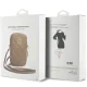 Guess Zip Quilted 4G Phone Bag, Brown