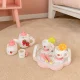 Ecotoys Wooden Tea Set for Kids, 14 Pieces