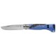 Opinel No. 07 Outdoor Junior Pocket Knife with Whistle, Blue