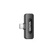 Wireless Microphone BOYA BY-V10 V2.0, 2.4 GHz, USB-C, Black