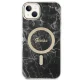 Apple iPhone 14 Plus 6.7\'\' Guess Marble MagSafe Case Cover + Charger (GUBPP14MHMEACSK), Black