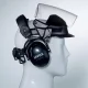 uvex pheos faceguard Face Shield with Earmuffs, 52-64 cm, Black