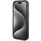 Apple iPhone 15 Pro Max 6.7\'\' Guess Liquid Glitter Gold Stripes Case Cover, Black