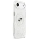 Karl Lagerfeld IML Glitter Karl&Choupette MagSafe Case for iPhone Air Gray