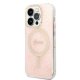 Apple iPhone 14 Pro 6.1\" Guess 4G Print MagSafe Case Cover (GUBPP14LH4EACSP) + Charger, Pink
