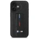BMW iPhone 16 Case M Grip Stand Smooth and Carbon, Black