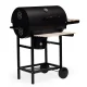 Charcoal Garden Grill with Lid and Thermometer MultiGarden