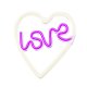 Светодиодная неоновая вывеска LOVE в сердце NNE02, USB декор,...