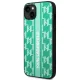 Karl Lagerfeld Monogram Stripe Case for iPhone 14 Plus, Green