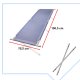 Luaro Folding Camping Bed XXL, 150kg, Blue