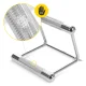 Double Triangle Cable Attachment Handle 4FIZJO, Silver