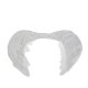 Kruzzel Angel Costume with Wings and Skirt, White