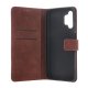 Samsung Galaxy A36 ( SM-A366E / DS ) Smart Velvet TPU Book Case Cover, Brown