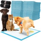 Absorbent Puppy Training Pads 100 Count + Poop Bags