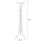 ModernHome Standing Coat Rack with 9 Hooks, White