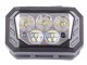 LED headlamp XHP30 SMD rechargeable, grey