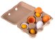 Toy wooden eggs for kids, 6 pcs