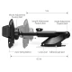 Spigen TS35 Universal Car Phone Holder, Black