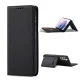 Wallet Book Case for Samsung Galaxy S22+ (S22 Plus) with Card Holder and Stand, Black