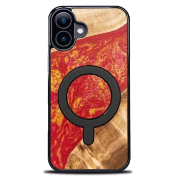 Bewood Unique Case for iPhone 16 Plus - Neons Paris with MagSafe