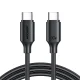 Joyroom USB-C to USB-C Cable 60W 3A 1m Black (S-CC060A9)