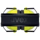 uvex K30 Hearing Protection Earmuffs, Foldable, SNR 36 dB, Black / Red