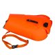 Swimming Safety Buoy with Dry Bag and Whistle, 28L, Orange
